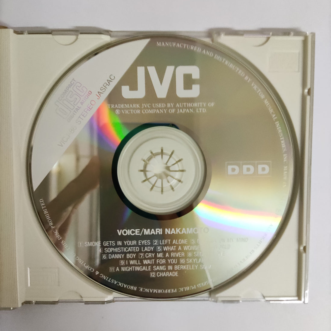 ซีดี Mari Nakamoto - Voice CD VG+