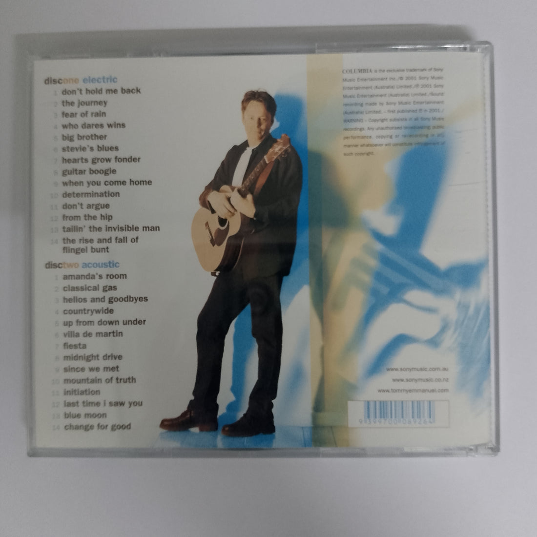 ซีดี Tommy Emmanuel - The Very Best Of Tommy Emmanuel, C.G.P. CD NM 2CDs