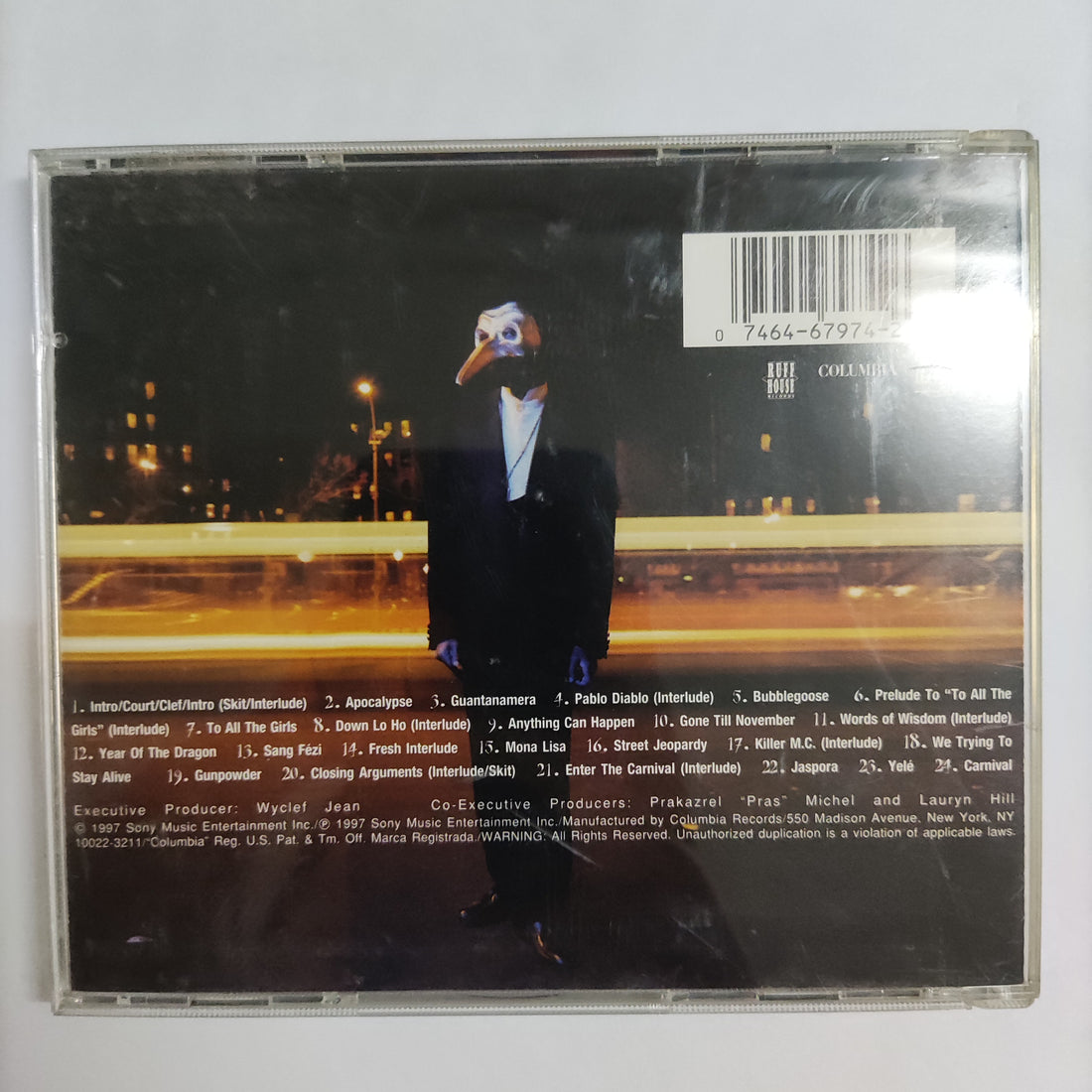 ซีดี Wyclef Jean Featuring Refugee Camp All Stars - The Carnival CD VG+