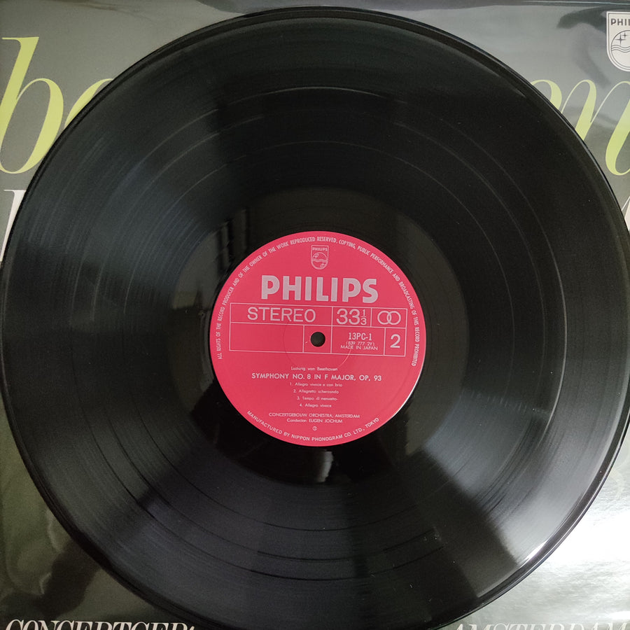 แผ่นเสียง Eugen Jochum - Beethoven Symphony No.1 And 8 Concertgebouw Orchestra,Amsterdam  (Vinyl) (VG+)