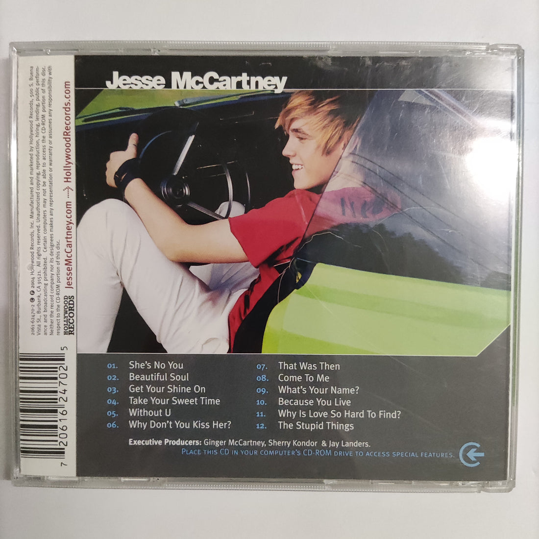 ซีดี Jesse McCartney - Beautiful Soul CD NM or M-