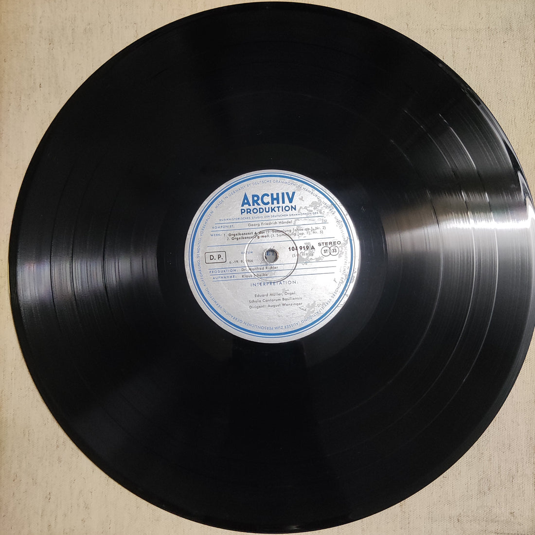 แผ่นเสียง Johann Sebastian Bach - George Frederick Handel Concerti Per L'Organo Ed Altri Stromenti Vinyl VG+ 5LPs