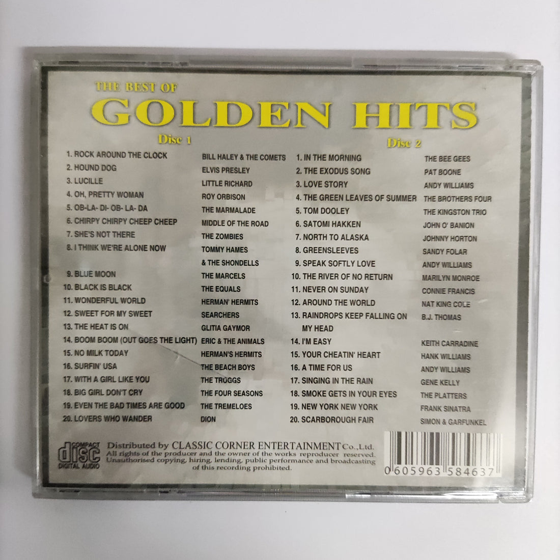 ซีดี Various - The Best Of Golden Hit CD VG+ 2CDs