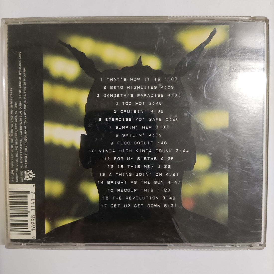 ซีดี Coolio - Gangsta's Paradise CD VG