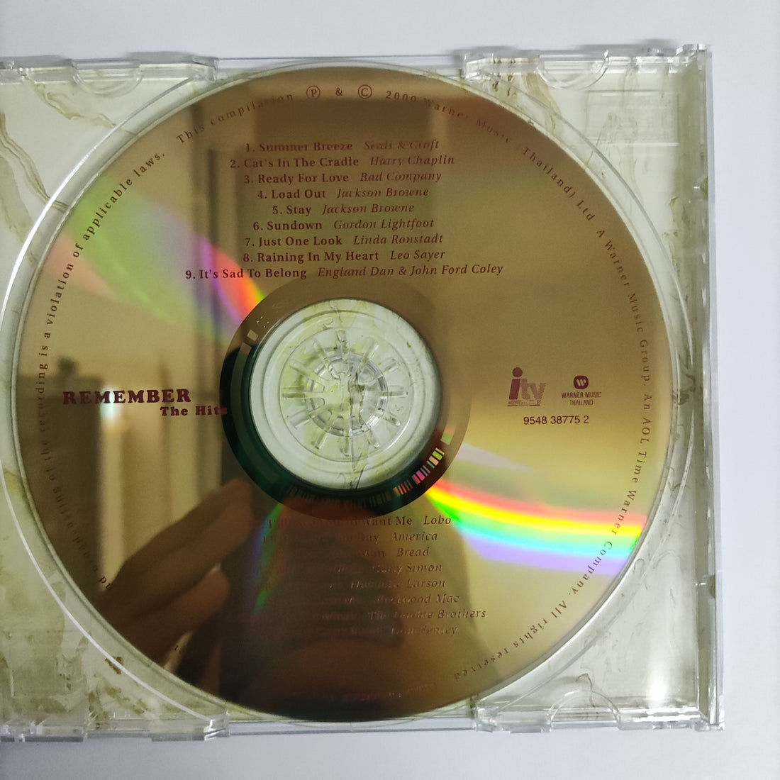 ซีดี Various - Remember The Hits CD NM แผ่นทอง