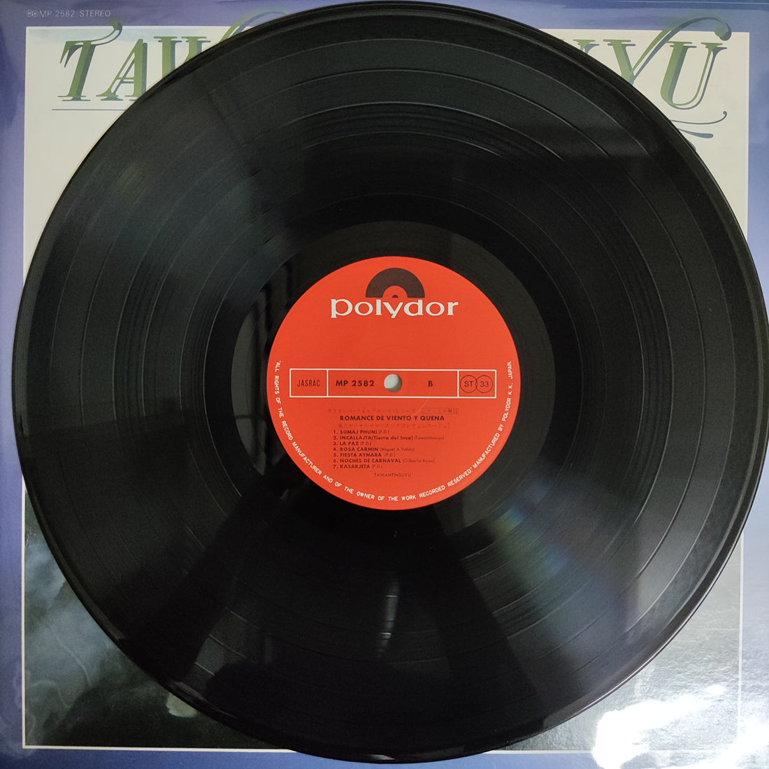 แผ่นเสียง Tawantinsuyu - Romance De Viento Y Quena Vinyl VG+