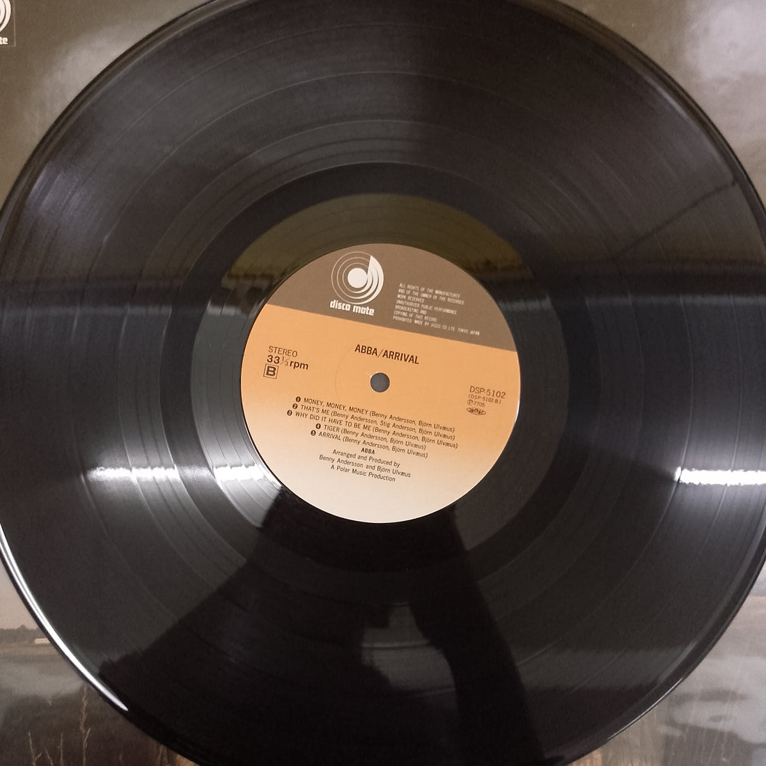 แผ่นเสียง ABBA = ABBA - Arrival = アライバル Vinyl VG+