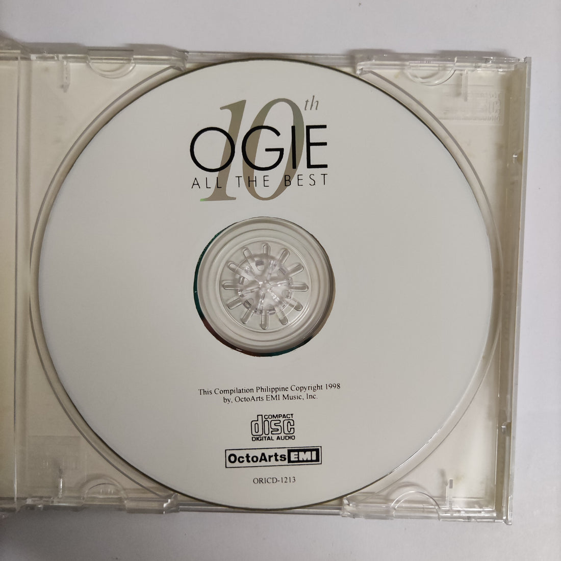 ซีดี Ogie Alcasid – Ogie 10th All The Best CD VG+