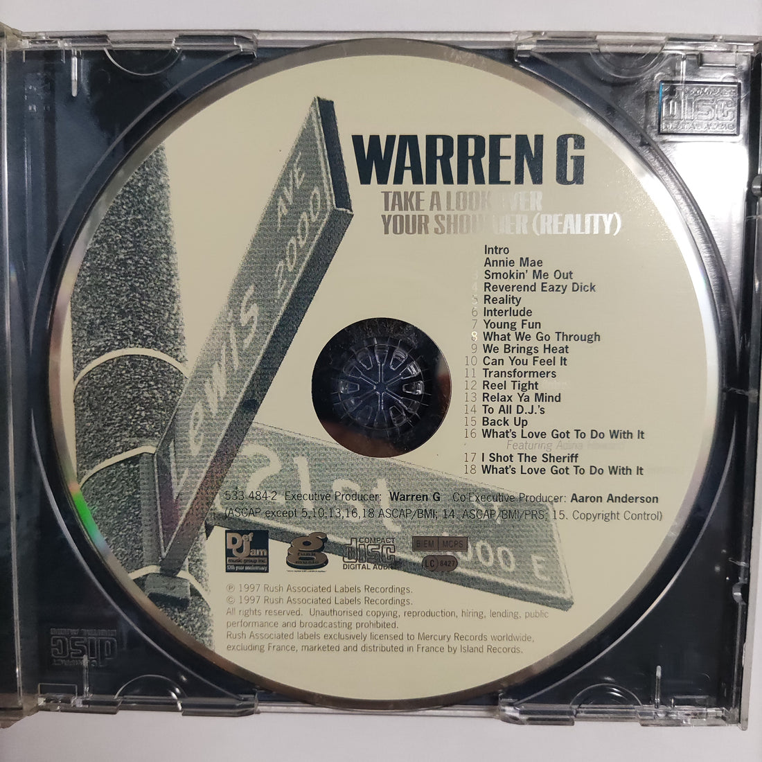 ซีดี Warren G - Take A Look Over Your Shoulder Reality CD VG+
