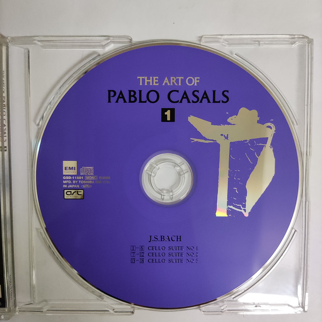 ซีดี Pablo Casals - The Art Of Pablo Casals CD VG+