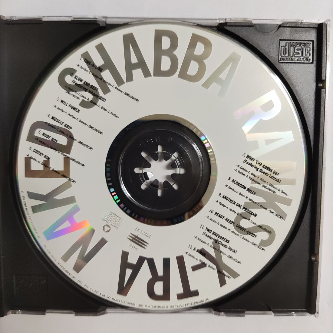 ซีดี Shabba Ranks - X-Tra Naked CD VG+