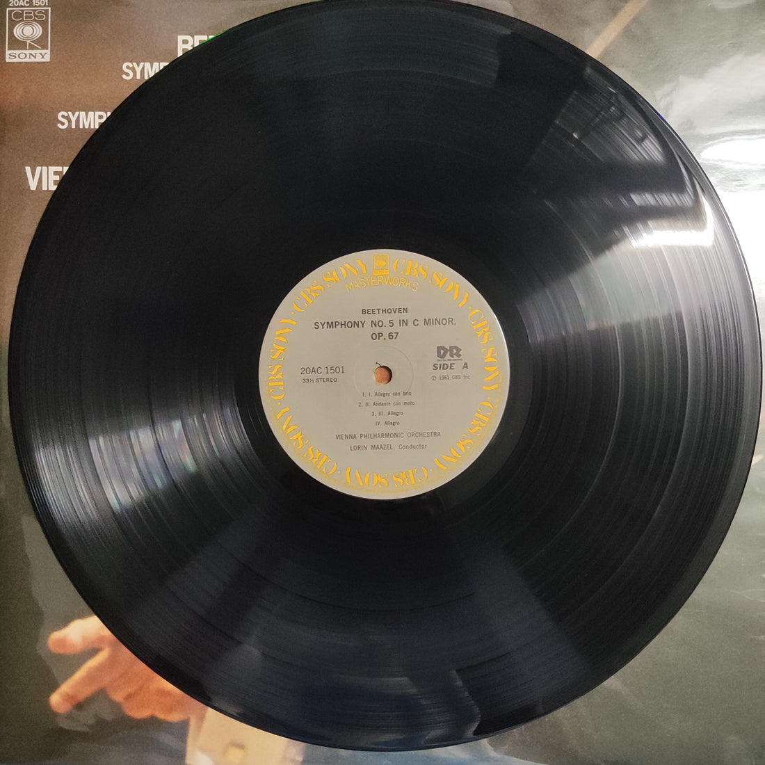 แผ่นเสียง Lorin Maazel / Vienna Philharmonic Orchestra / Beethoven - Symphony No.5 In C Minor / Schubert - Symphony No.8 In B Minor "Unfinished" Vinyl VG+