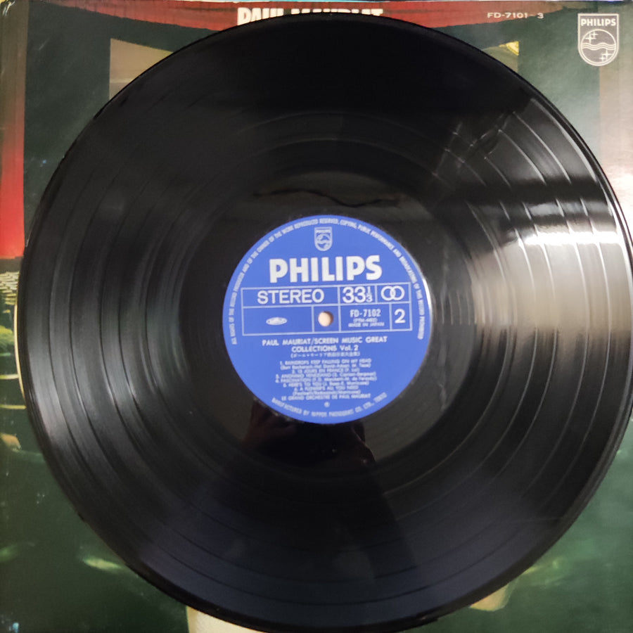 แผ่นเสียง Paul Mauriat - Screen Music Great Collections Vinyl VG+ 2LPs
