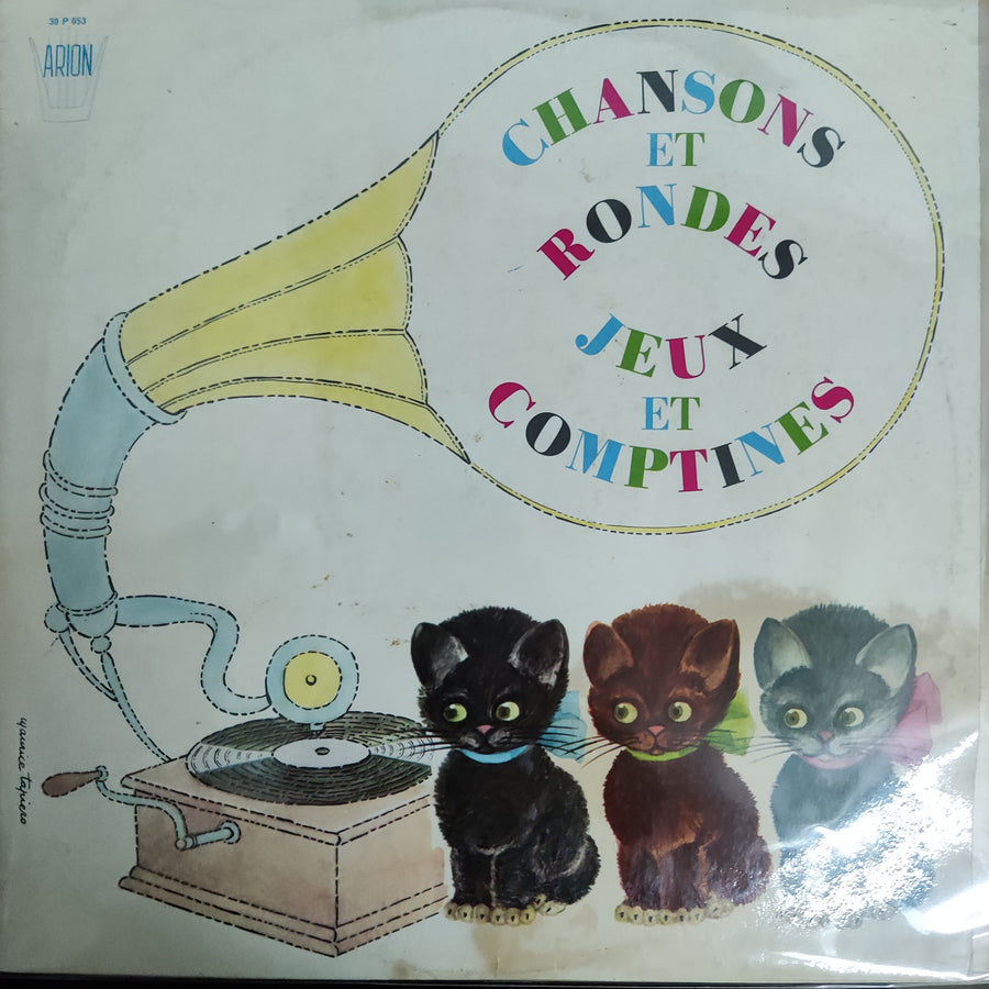 แผ่นเสียง Various - Chansons Et Rondes Jeux Et Comptines Vinyl VG+