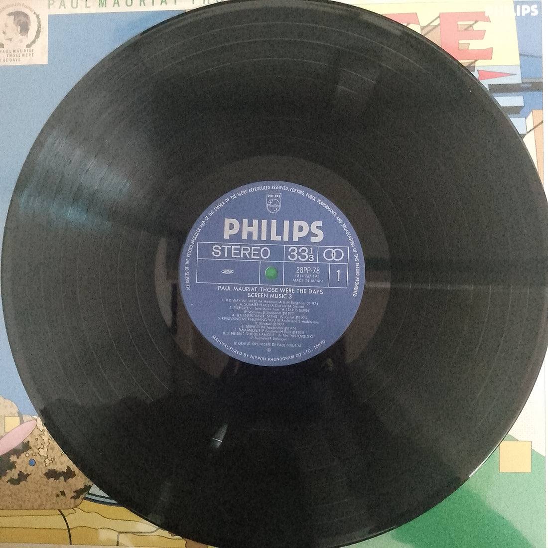 แผ่นเสียง Paul Mauriat - Those Were The Days - Screen Music 3 Vinyl VG+