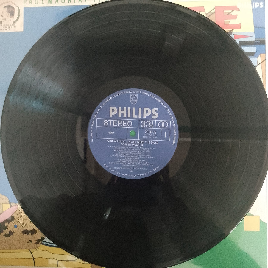 แผ่นเสียง Paul Mauriat - Those Were The Days - Screen Music 3 Vinyl VG+