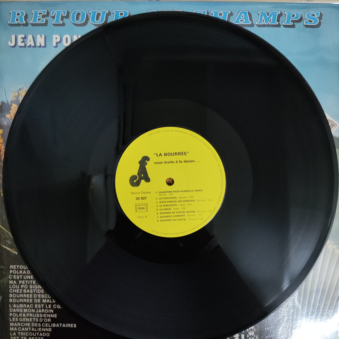 แผ่นเสียง Jean Pons - Retour Au Champs Et Son Ensemble Régional Vinyl VG+