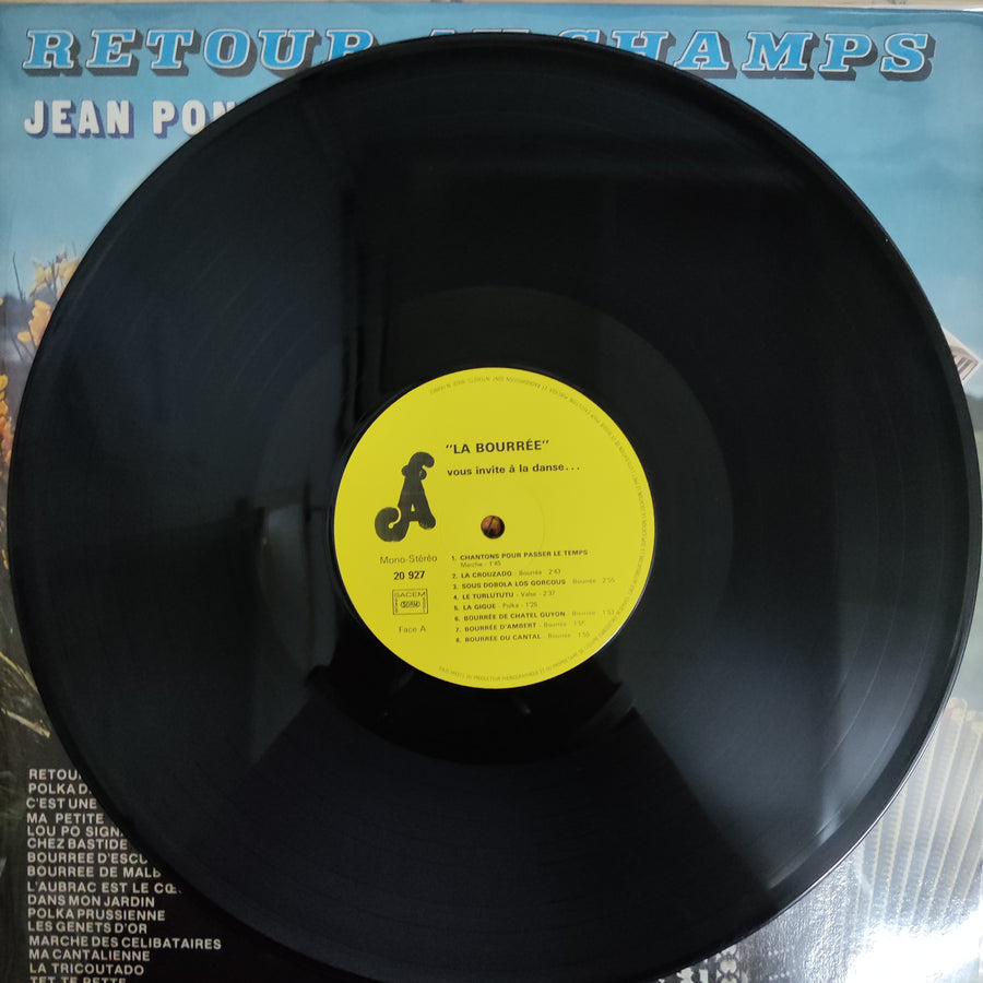 แผ่นเสียง Jean Pons - Retour Au Champs Et Son Ensemble Régional Vinyl VG+