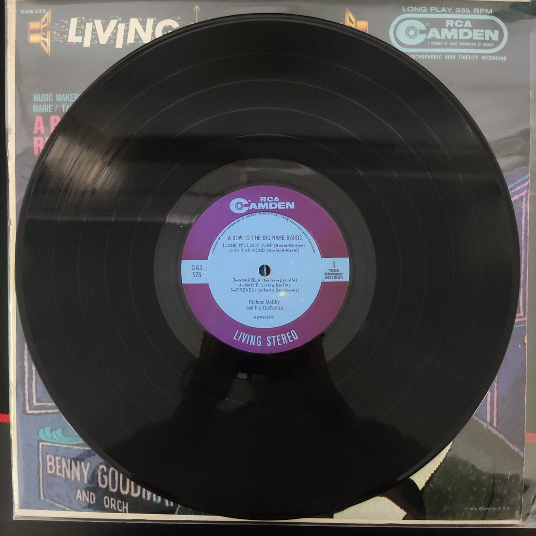 แผ่นเสียง Richard Maltby And His Orchestra - A Bow To The Big Name Bands Vinyl VG+