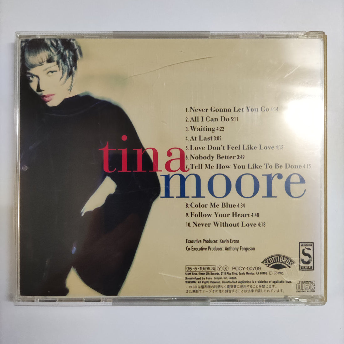 ซีดี Tina Moore - Tina Moore CD NM or M-