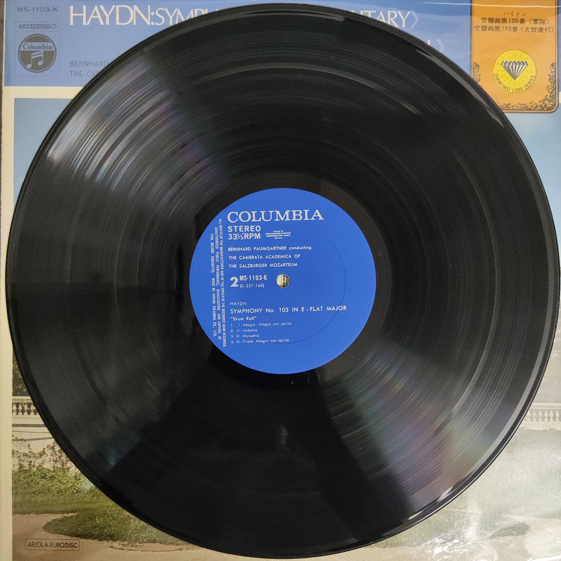แผ่นเสียง Bernhard Paumgartner - Symphony No.100 Military Symphony No.123 Drumroll The Camerata Of The Sazburger Mozarteum