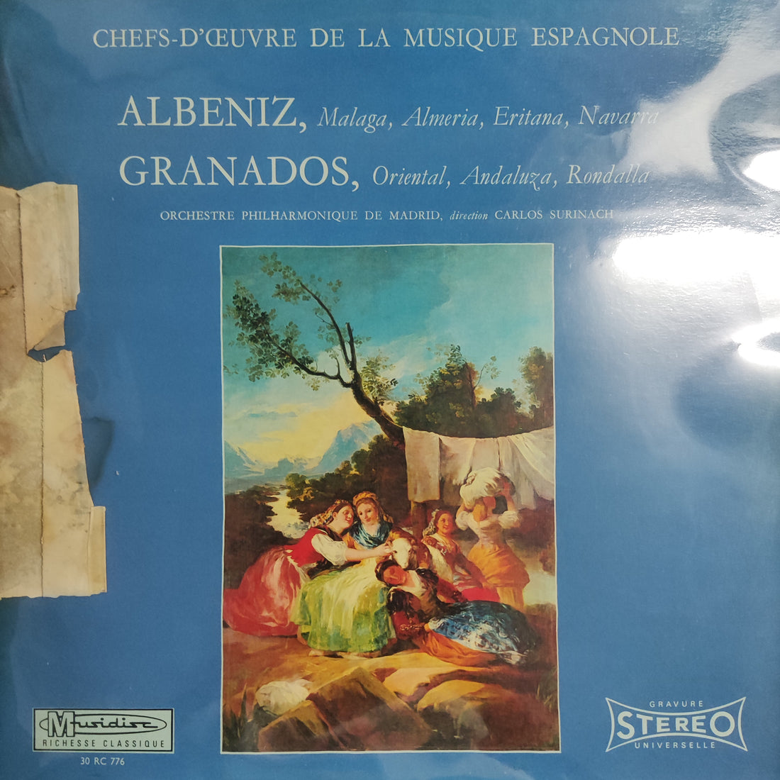 แผ่นเสียง Orchestre Philharmonique de Madrid, Carlos Surinach, Isaac Albéniz, Enrique Granados – Chefs D'Oeuvre De La Musique Espagnole - Vol.3 Vinyl VG+