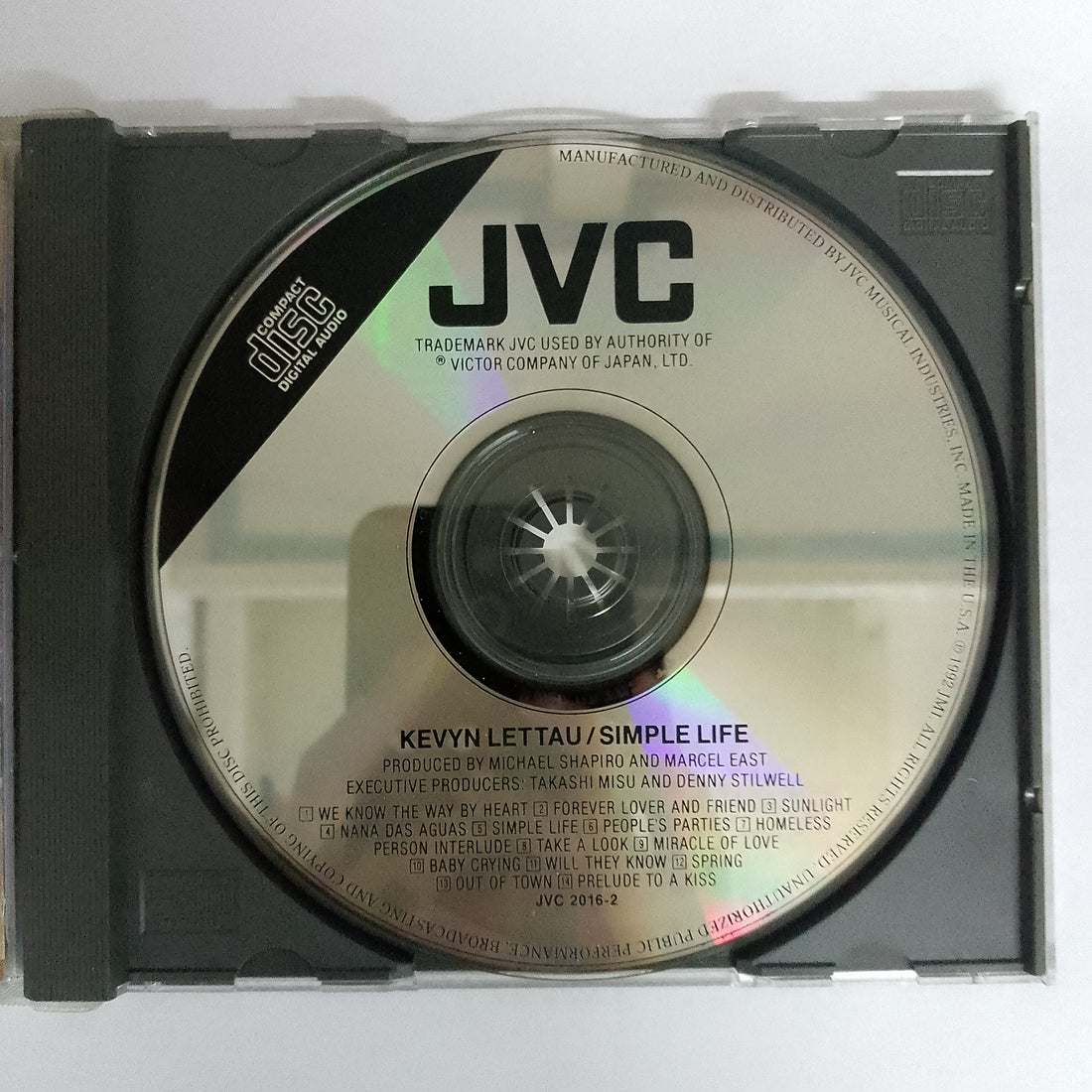 ซีดี Kevyn Lettau - Simple Life CD VG+
