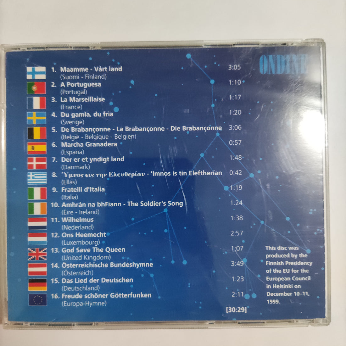 ซีดี Tapiolan Kuoro, Kari Ala-Pöllänen - Europe Into The New Millennium CD NM or M-