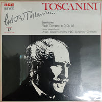 แผ่นเสียง Toscanini - Beethoven Violin Concerto In D,Op.61 Arturo Toscanini And The NBC Symphony Orchestra Vinyl VG+
