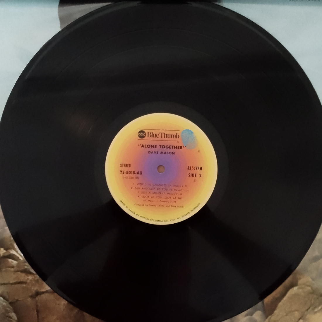 แผ่นเสียง Dave Mason - Alone Together Vinyl VG+