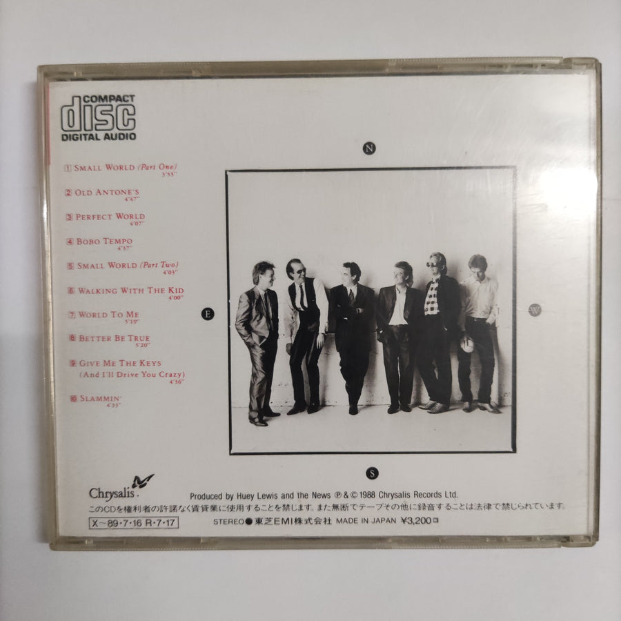 ซีดี Huey Lewis & The News - Small World CD NM or M-