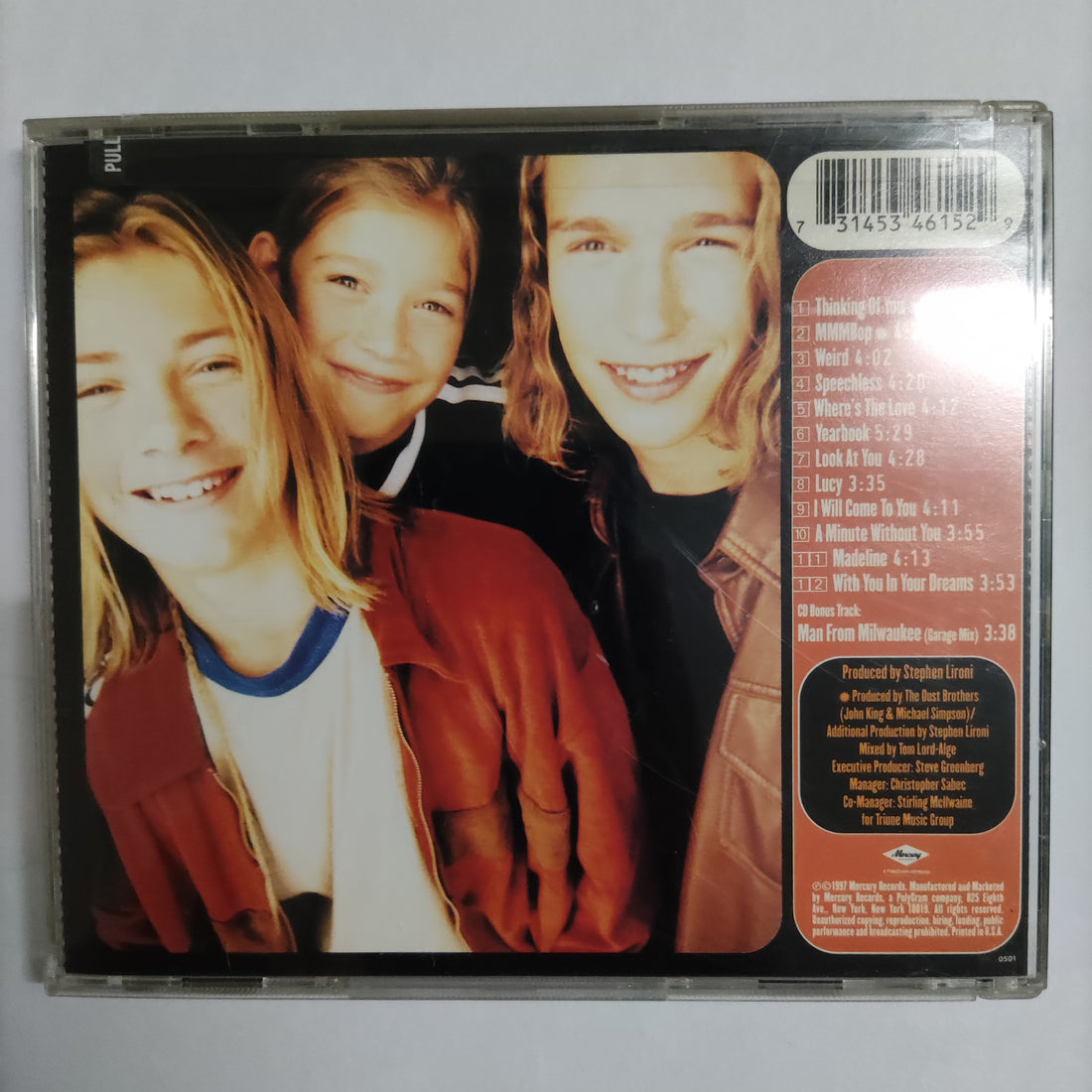 ซีดี Hanson - Middle Of Nowhere CD NM or M-