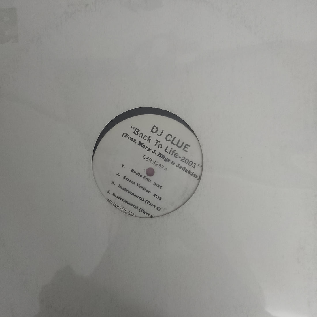 แผ่นเสียง DJ Clue - Back 2 Life 2001 Vinyl VG+