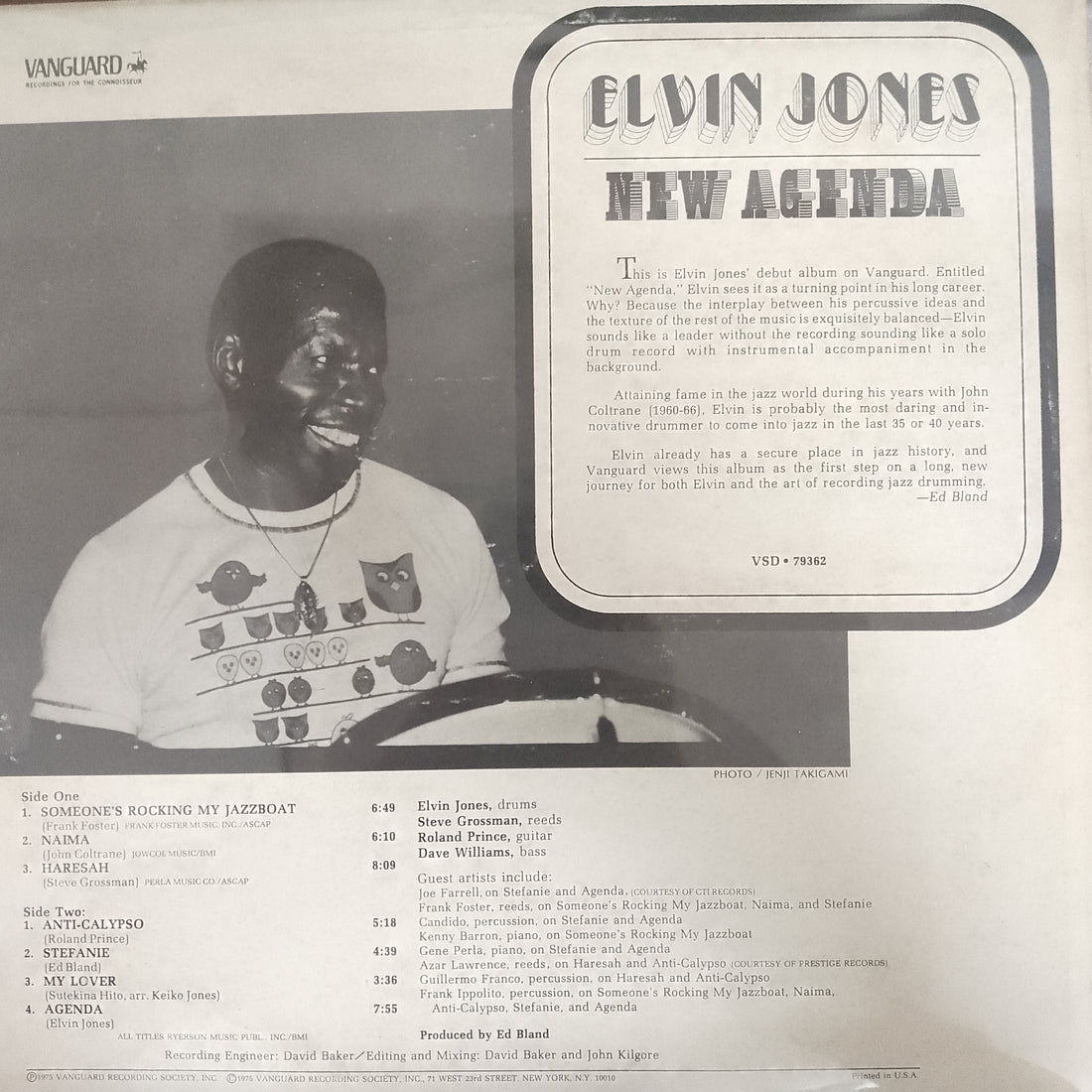 แผ่นเสียง Elvin Jones - New Agenda Vinyl VG+