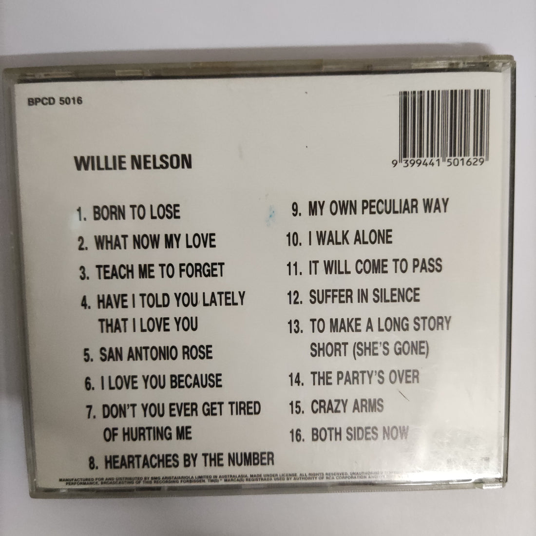 ซีดี Willie Nelson - Country Heroes CD VG+