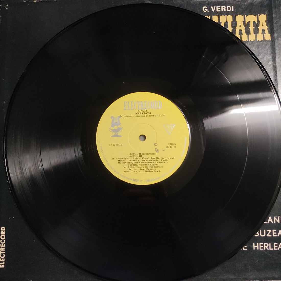 แผ่นเสียง Giuseppe Verdi - Traviata Vinyl VG+ 3LPs