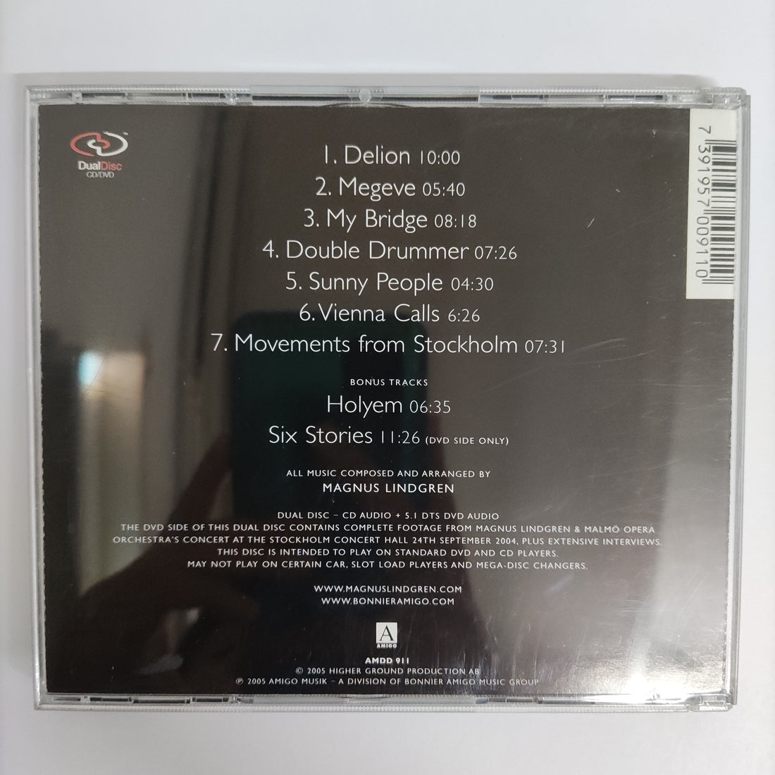 ซีดี Magnus Lindgren - Music For The Neighbours CD VG+ CD+DVD