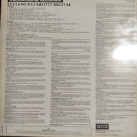 แผ่นเสียง Luciano Pavarotti - Luciano Pavarotti Recital Vinyl VG+