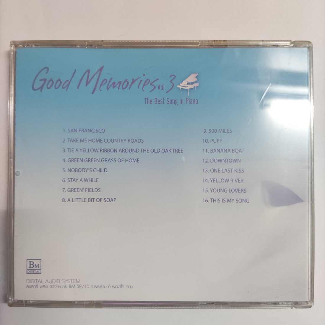 ซีดี Various - Good Memories Vol.3 The Best Song In Piano CD VG+