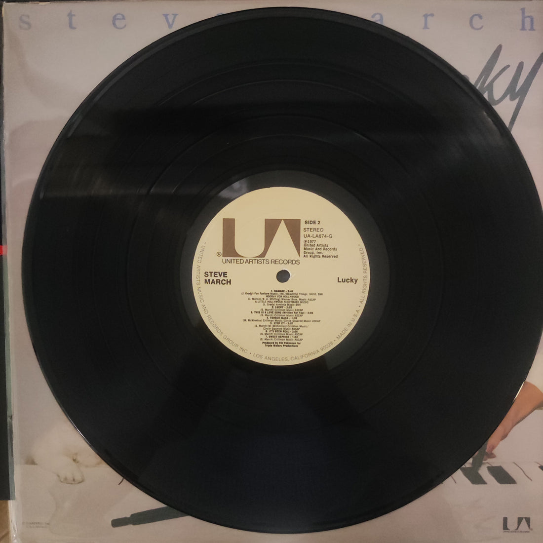 แผ่นเสียง Steve March - Lucky Vinyl VG+