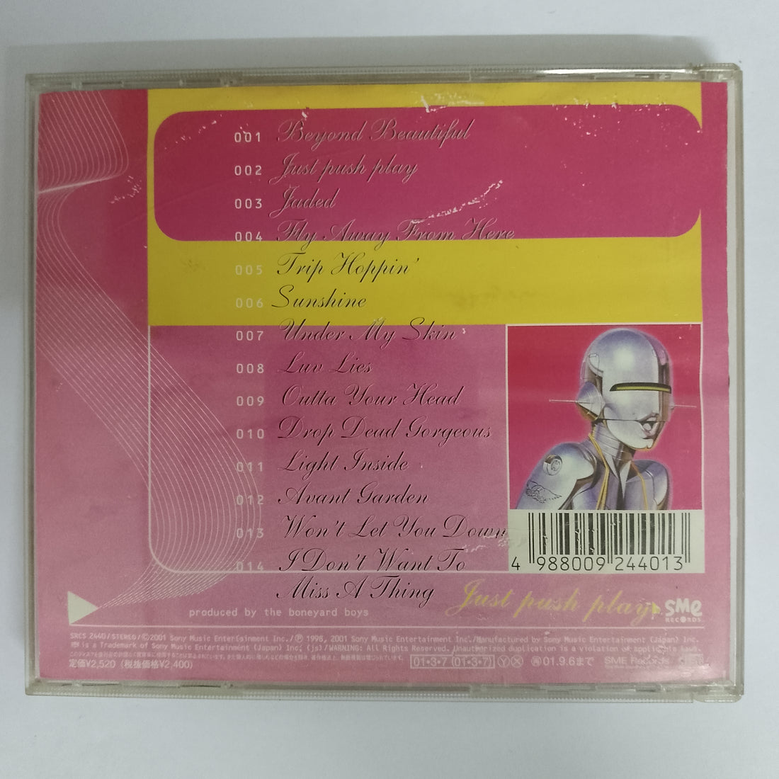 ซีดี Aerosmith - Just Push Play CD VG+