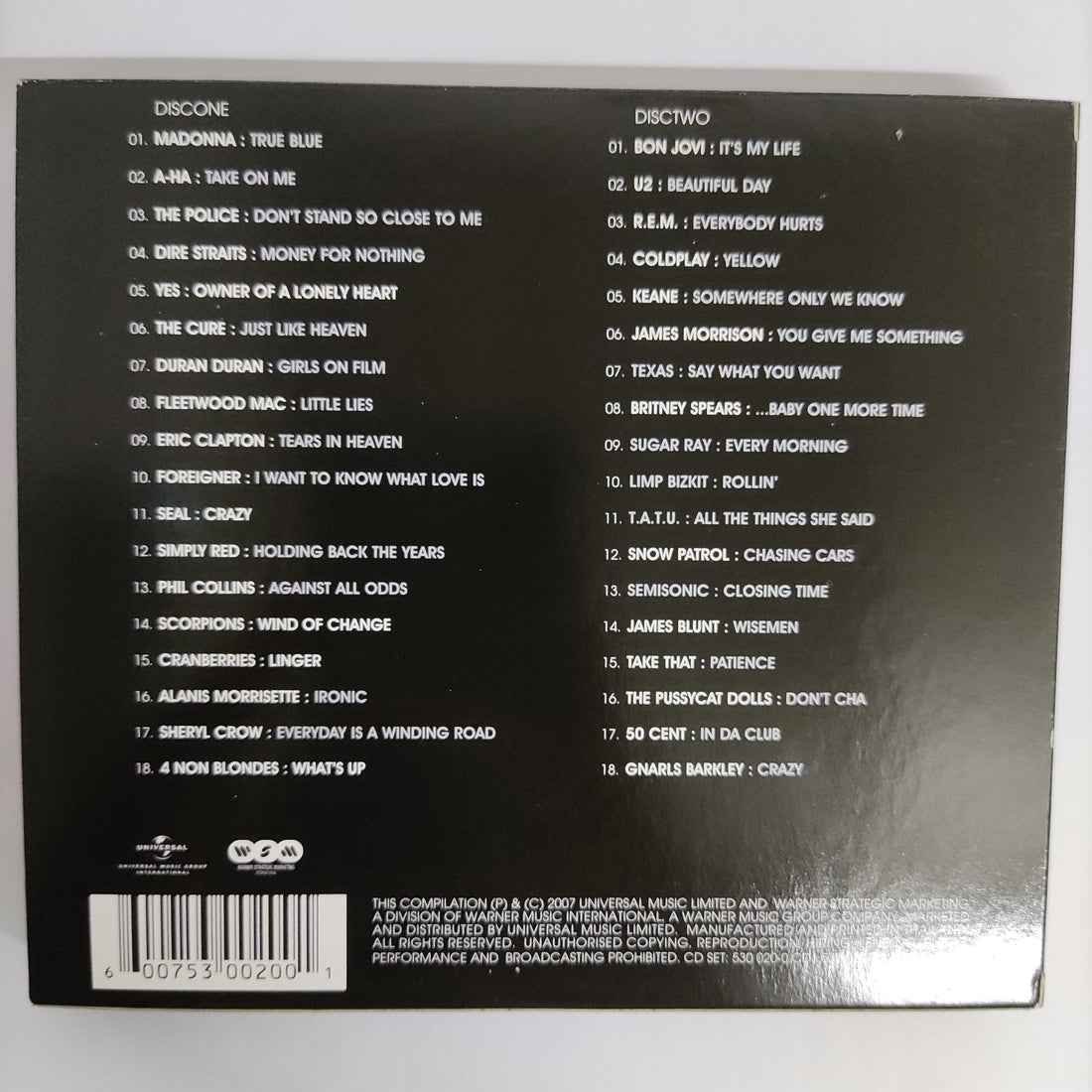 ซีดี Various - Number Ones CD NM