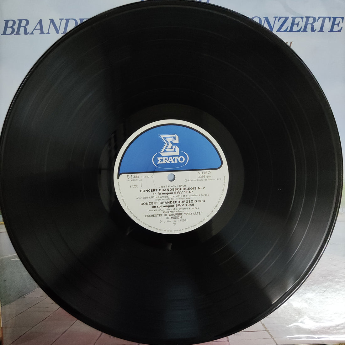 แผ่นเสียง J.S. Bach - Brandenburgische Konzerte Nr.2 BWV1047 / Nr.4BWV1049 / Nr.5BWV1050 Vinyl VG+