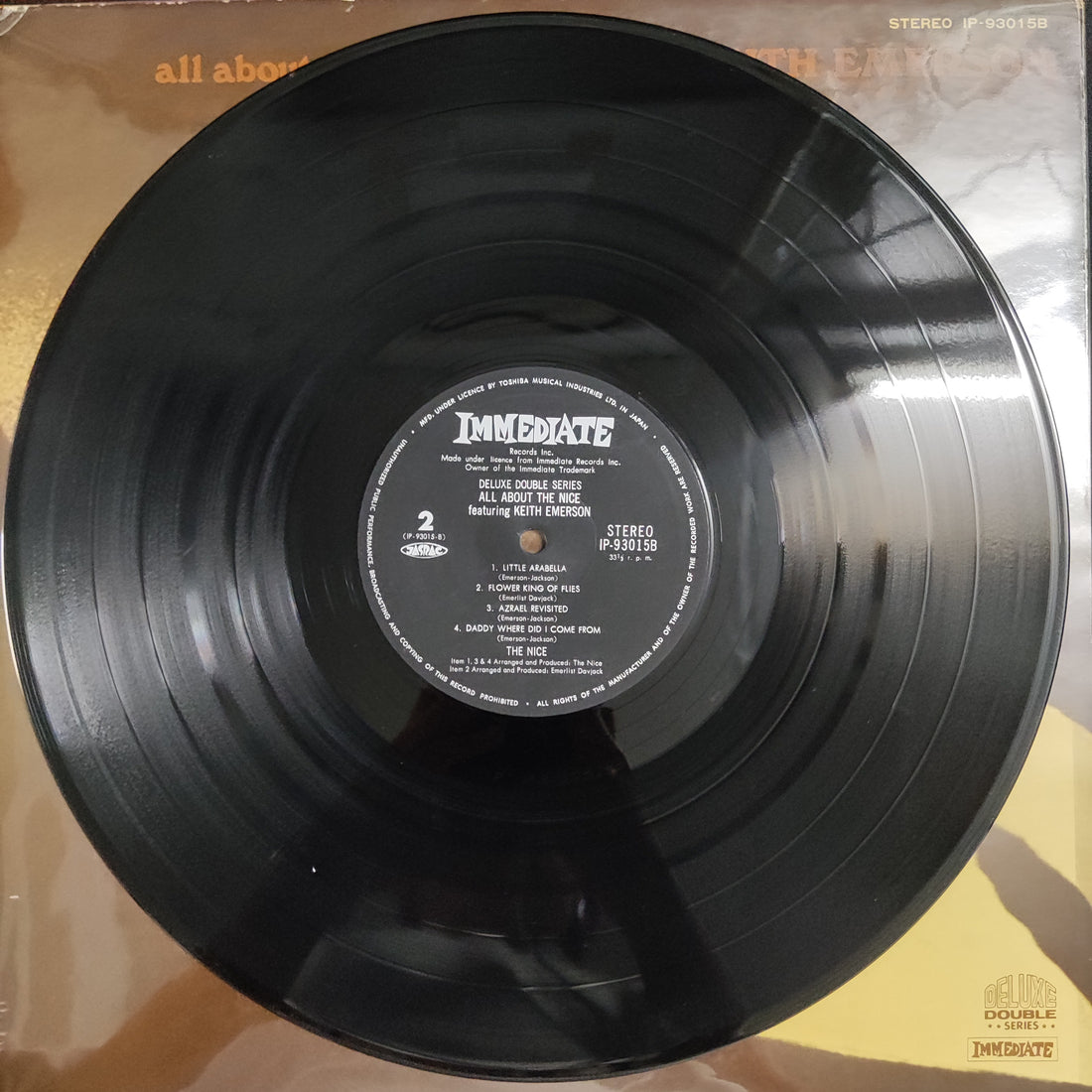 แผ่นเสียง The Nice - All About The Nice Featuring Keith Emerson Vinyl VG+ 2LPs