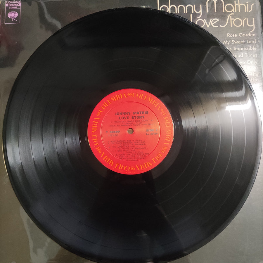 แผ่นเสียง Johnny Mathis - Love Story Vinyl VG+