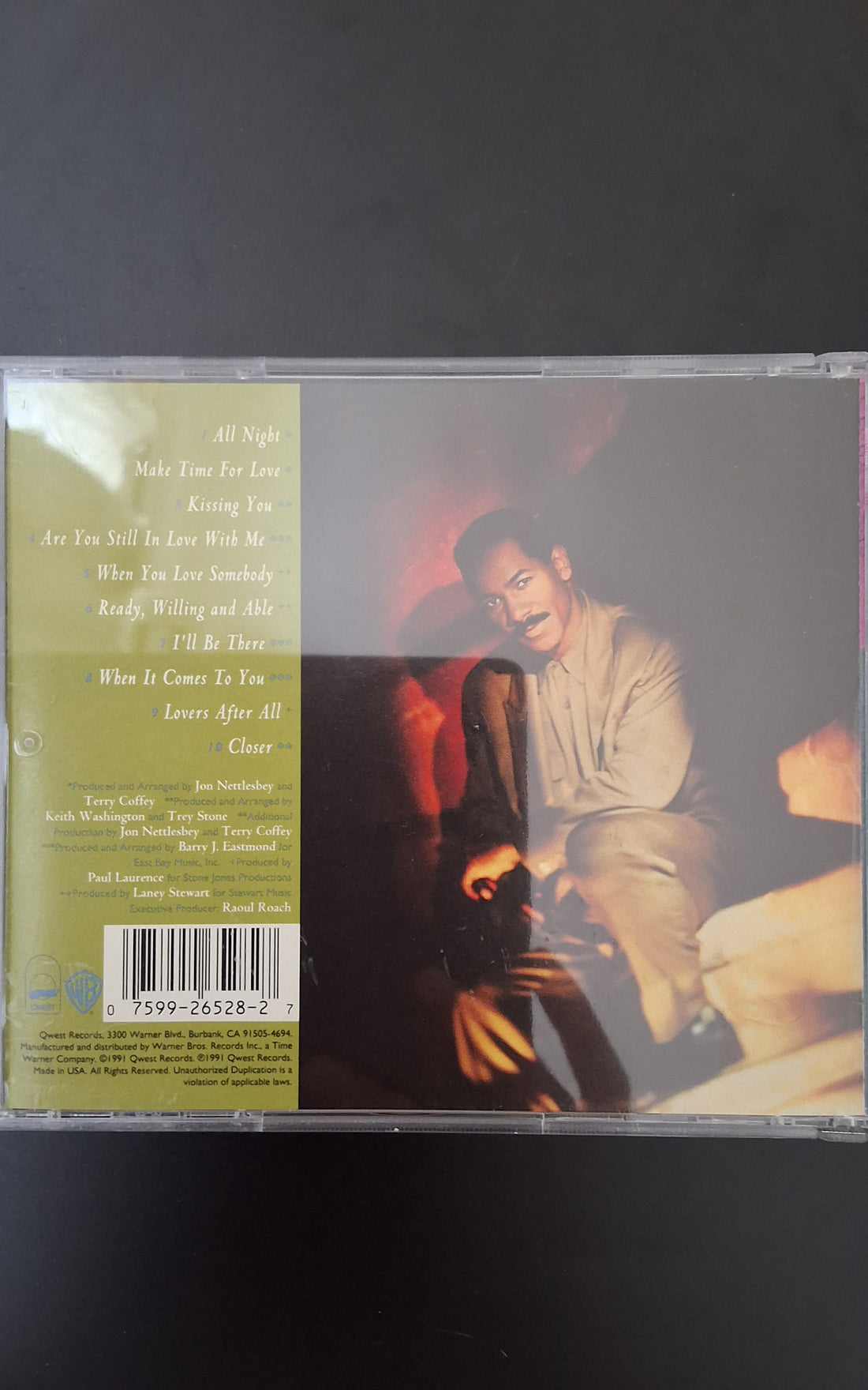 ซีดี Keith Washington - Make Time For Love CD VG+