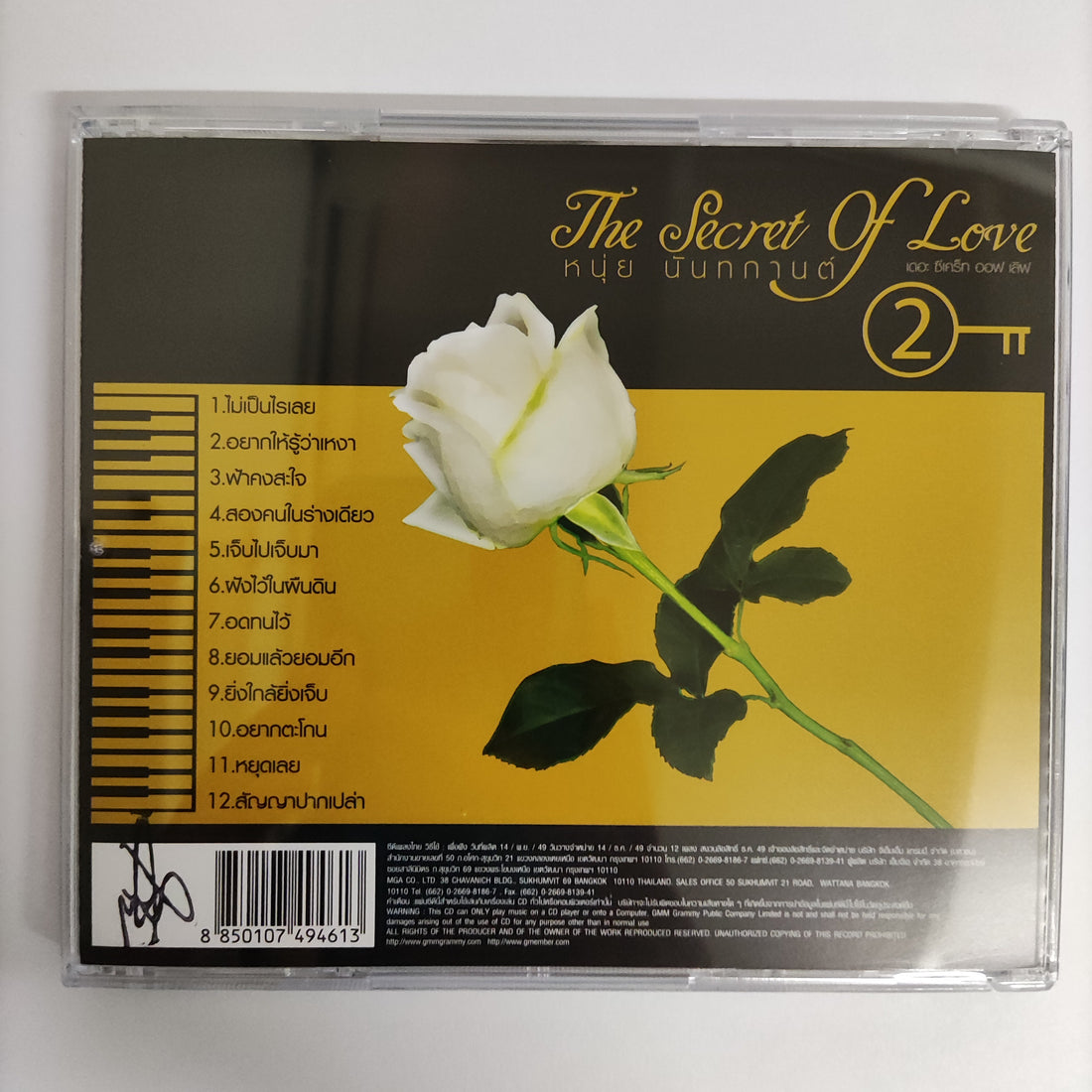 ซีดี หนุ่ย นันทกานต์ - The Secret Of Love 2 CD NM