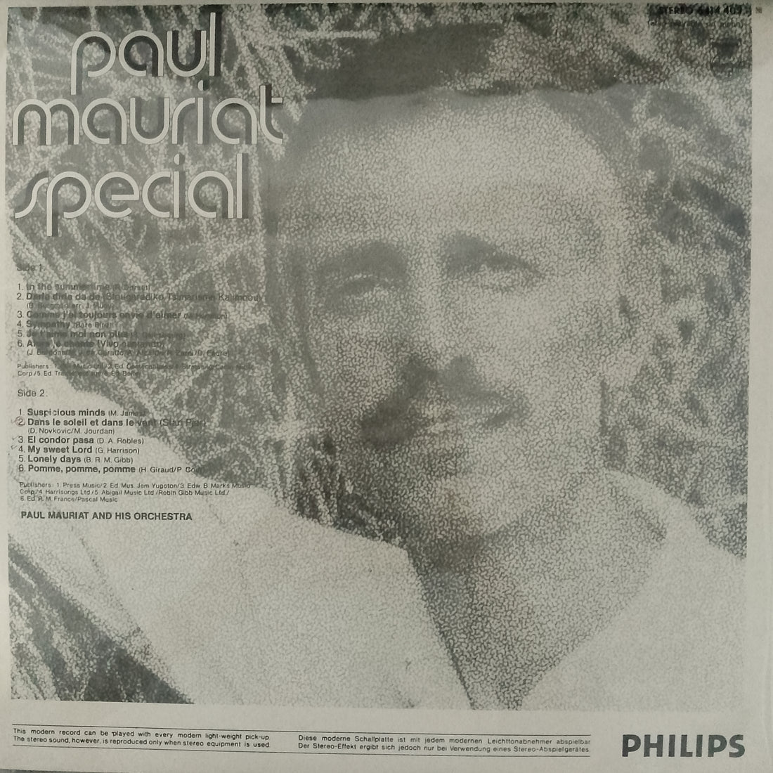 แผ่นเสียง Paul Mauriat And His Orchestra - Paul Mauriat Special Vinyl VG+