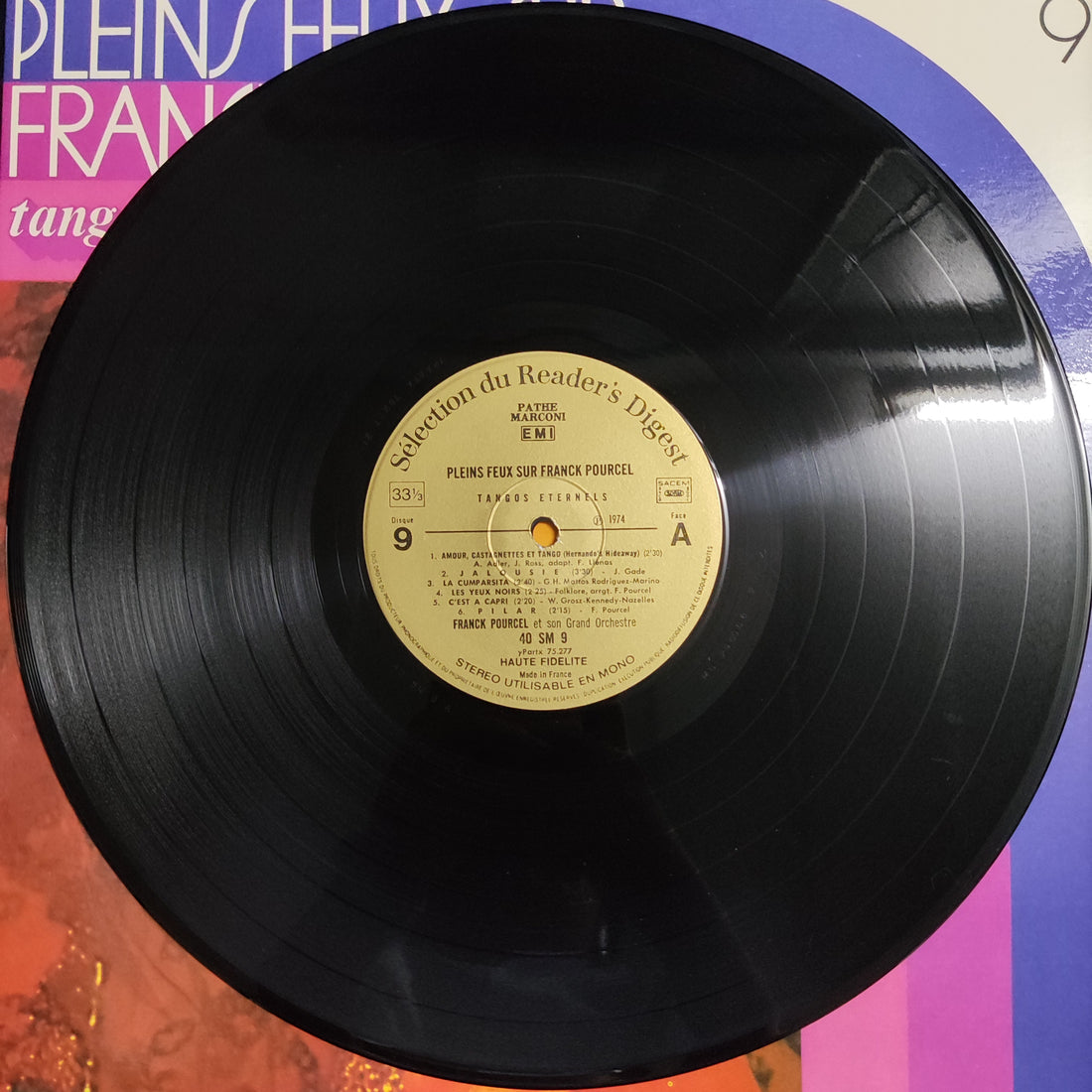 แผ่นเสียง Franck Pourcel - Pleins Feux Sur Vinyl VG+ 9LPs