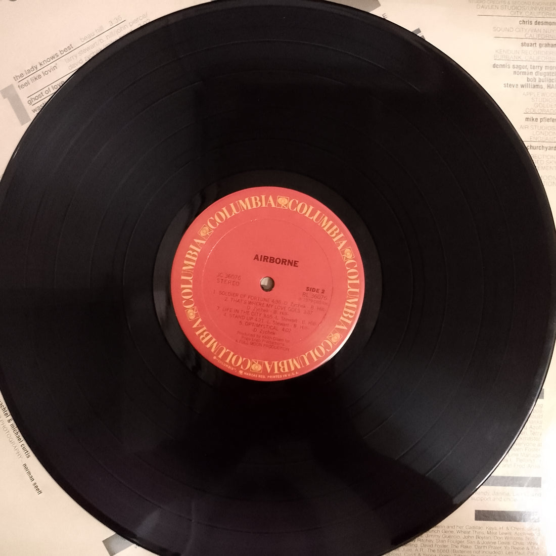 แผ่นเสียง Airborne - Airborne Vinyl VG+